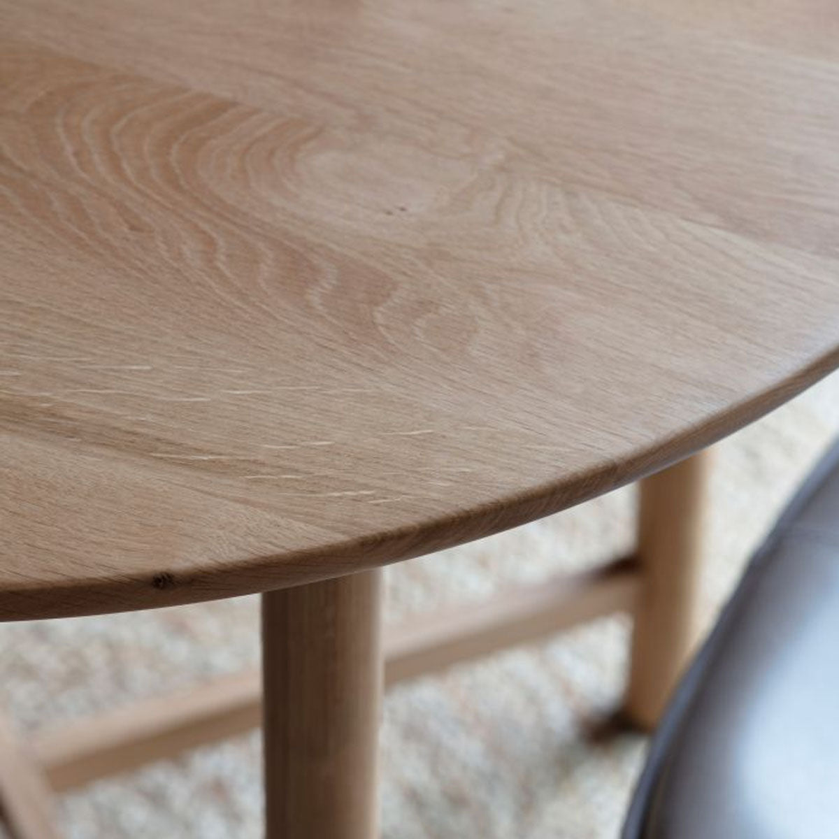 Gallery Direct Kingham Round Dining Table 900x900x750mm