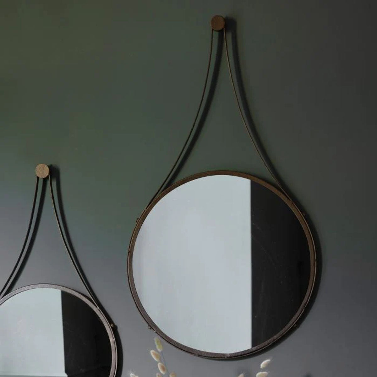 Gallery Direct Broadway Round Mirror 410x735mm