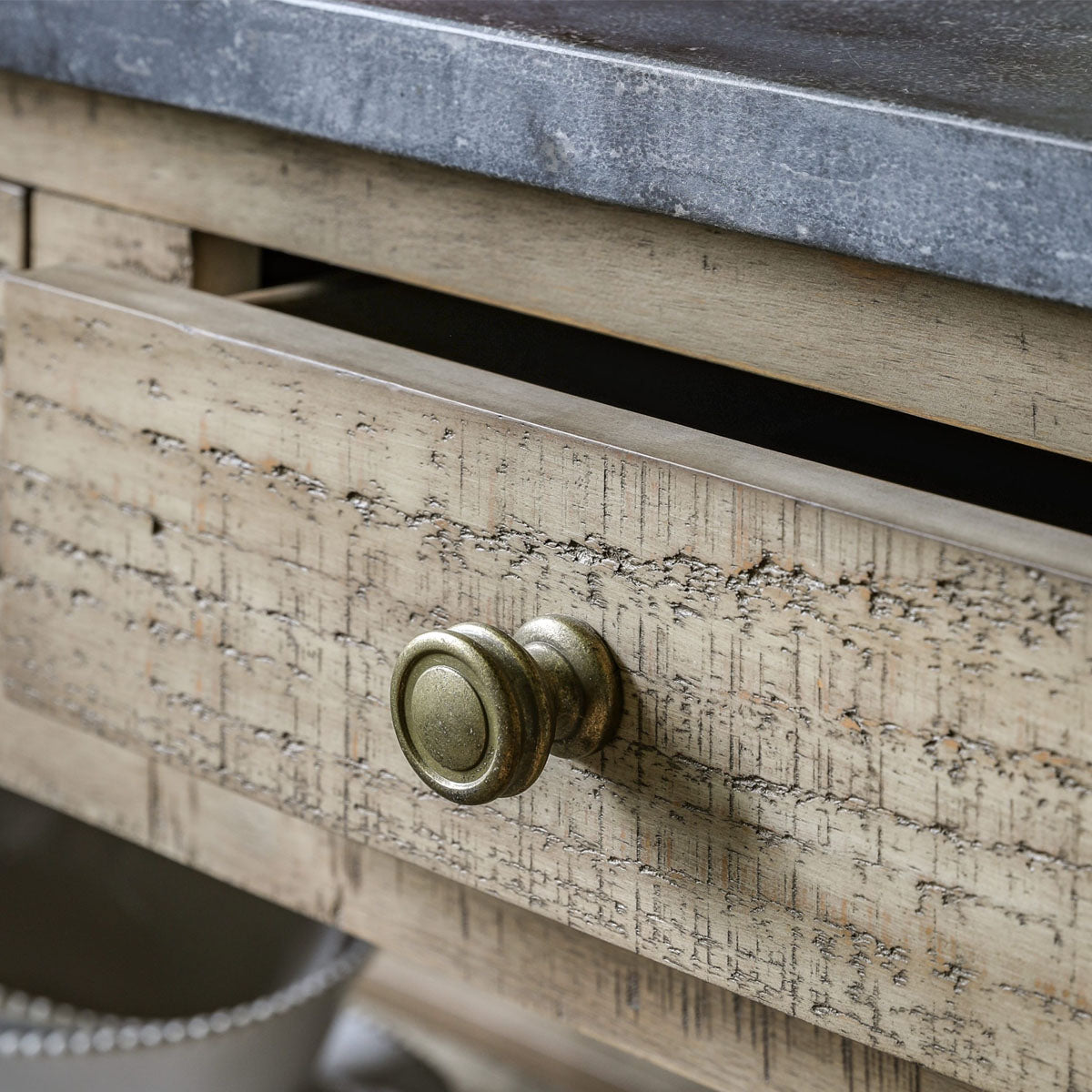 Gallery Direct Vancouver 2 Drawer Console 1650x450x840mm