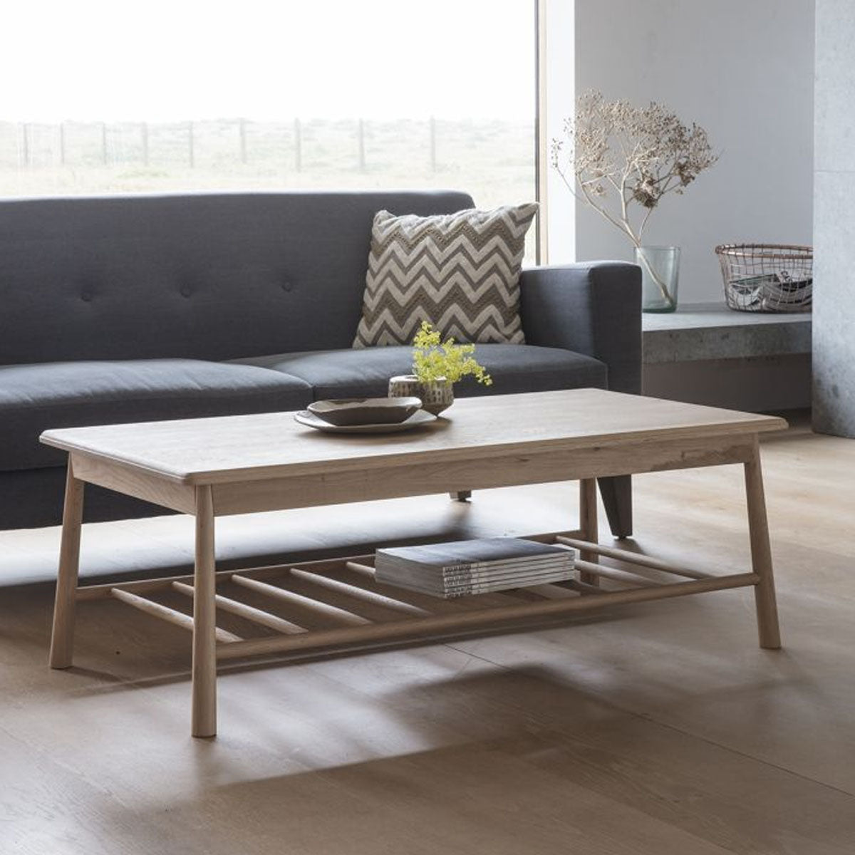 Gallery Direct Wycombe Rect Coffee Table 1200x650x425mm