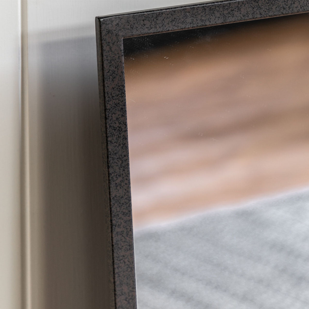 Gallery Direct Chafford Mirror Black 1100x25x800mm