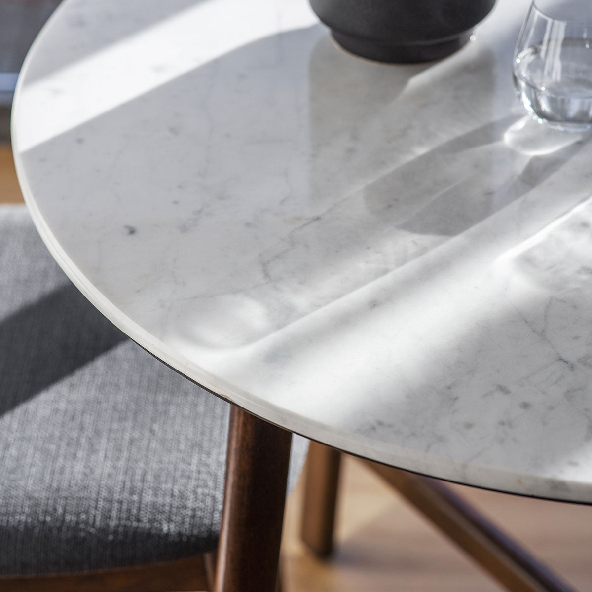 Gallery Direct Barcelona Dining Table Round 900x900x760mm