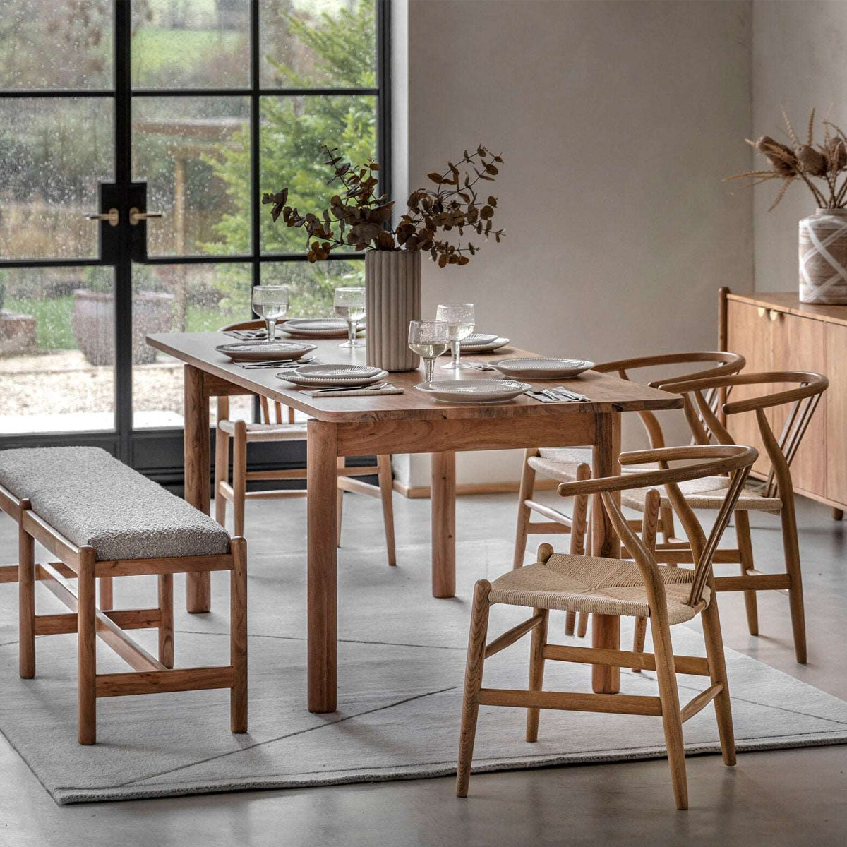 Gallery Direct Cannes Dining Table 2000x900x760mm