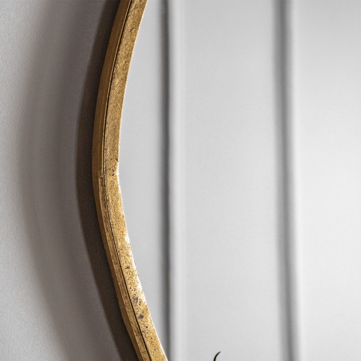 Gallery Direct Chattenden Mirror Gold 600x25x700mm