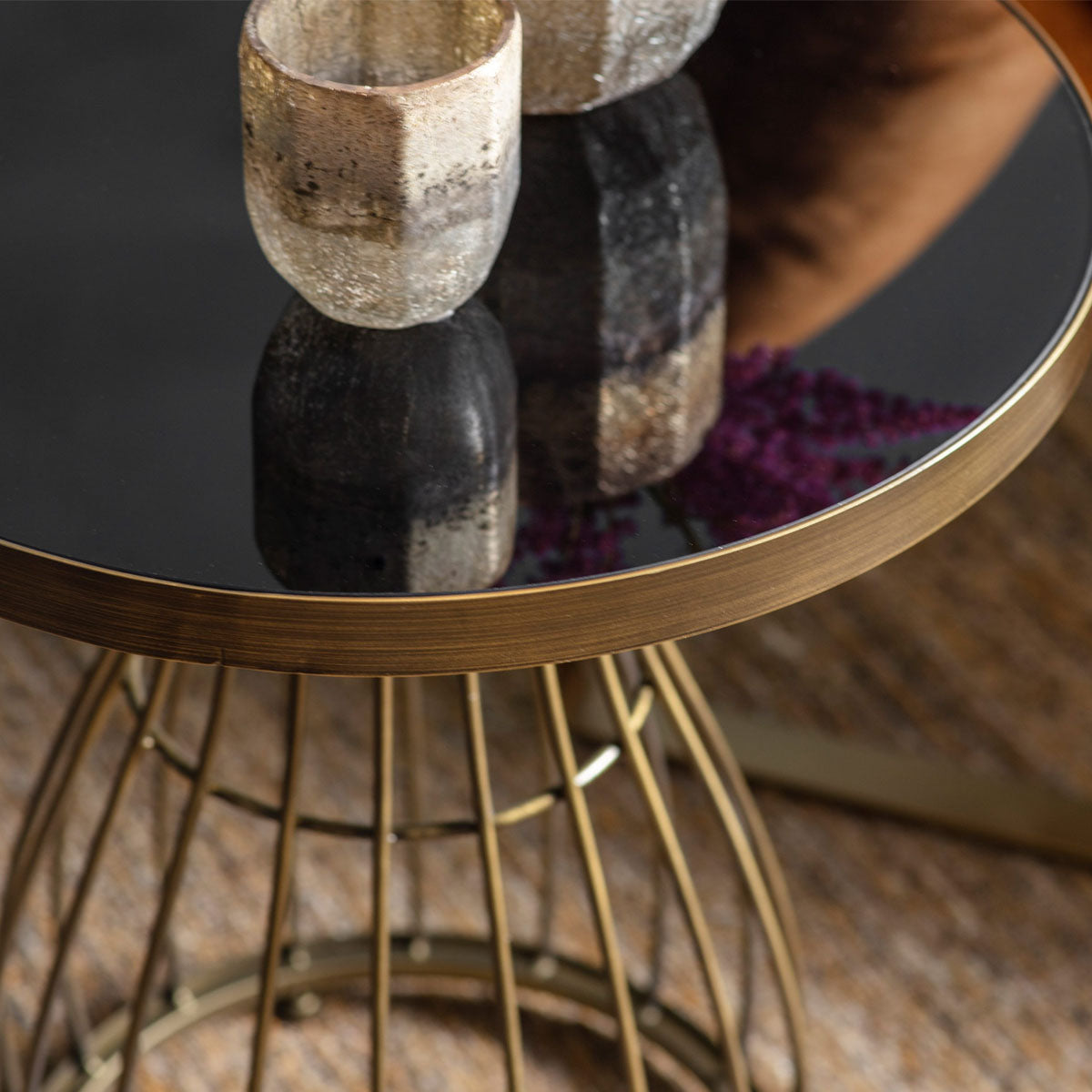 Gallery Direct Southgate Side Table Bronze 500x500x550mm