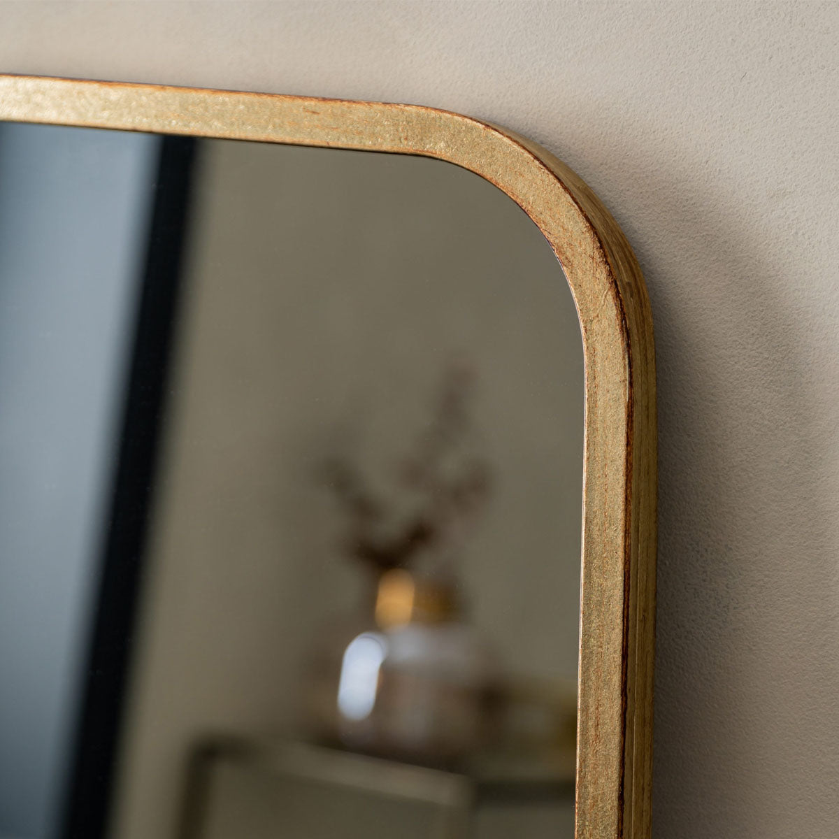 Gallery Direct Kurva Leaner Gold 565x1230mm