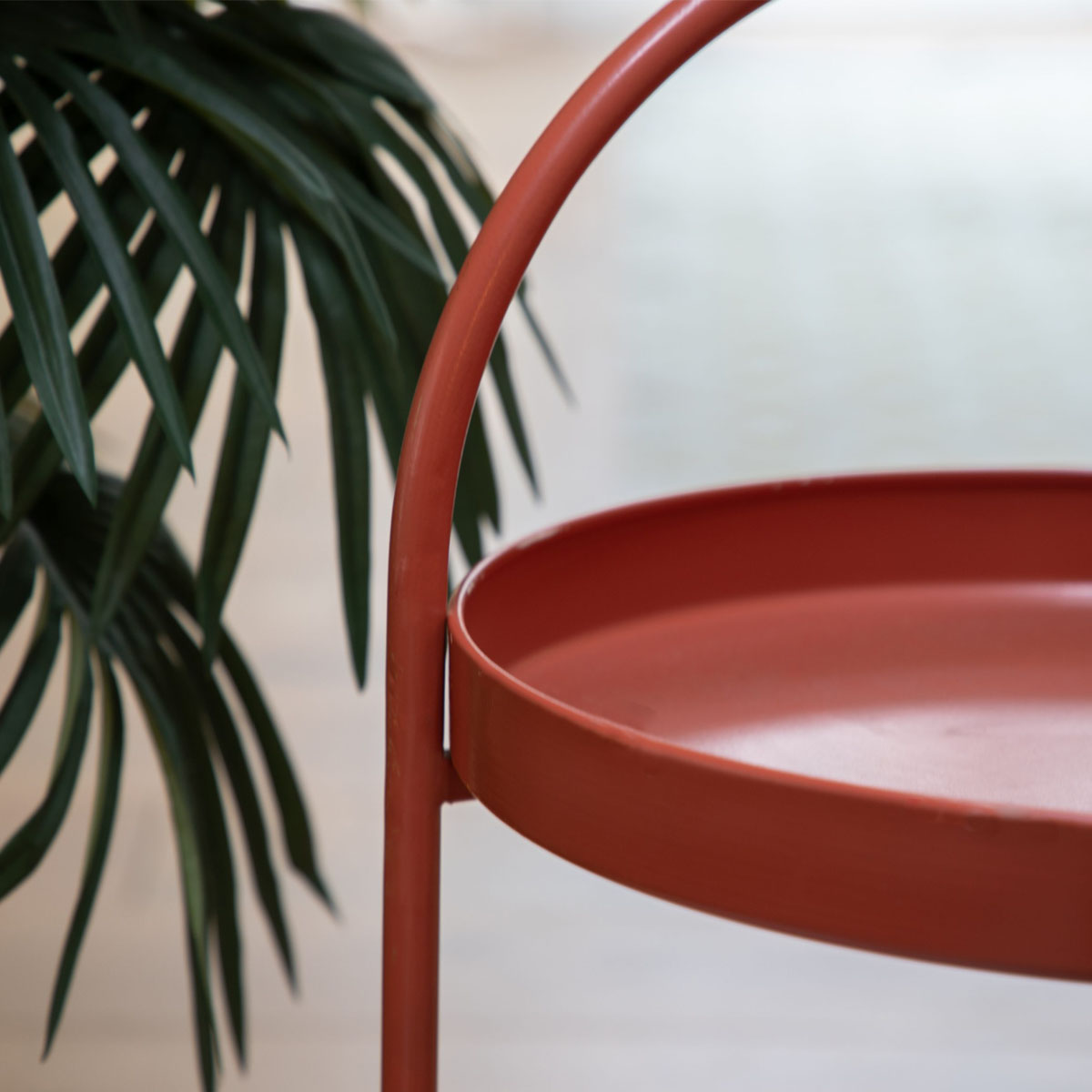 Gallery Direct Melbury Side Table Coral 400x400x660mm