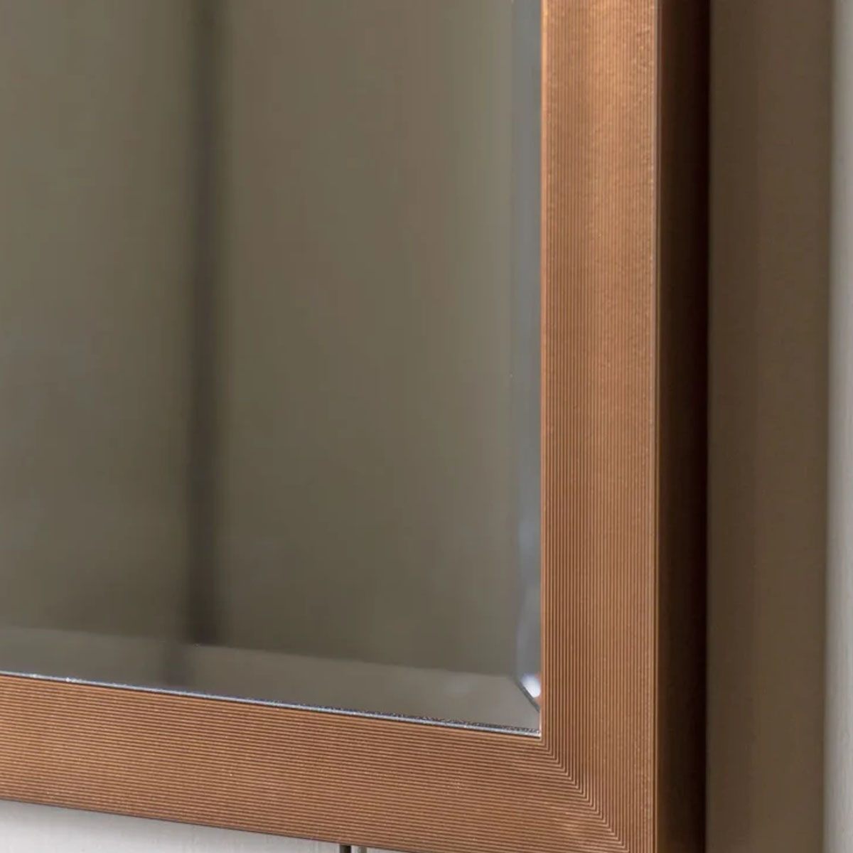 Gallery Direct Wallace Rectangle Mirror Bronze 970x670mm