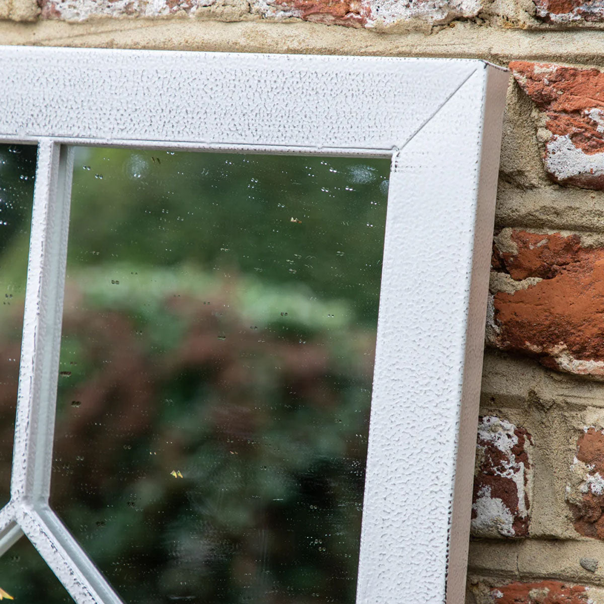 Gallery Direct Chatham Outdoor Mirror White 1050x400mm