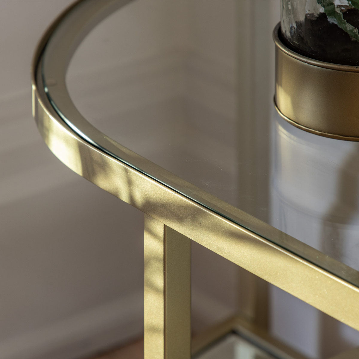 Gallery Direct Hudson Media Unit Champagne 1200x350x450mm