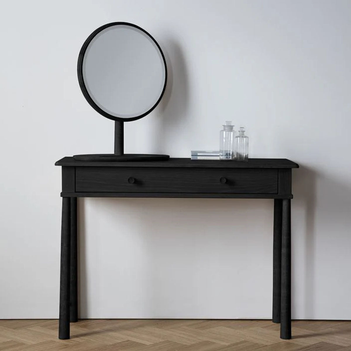 Gallery Direct Wycombe Dressing Mirror Black 460x635mm