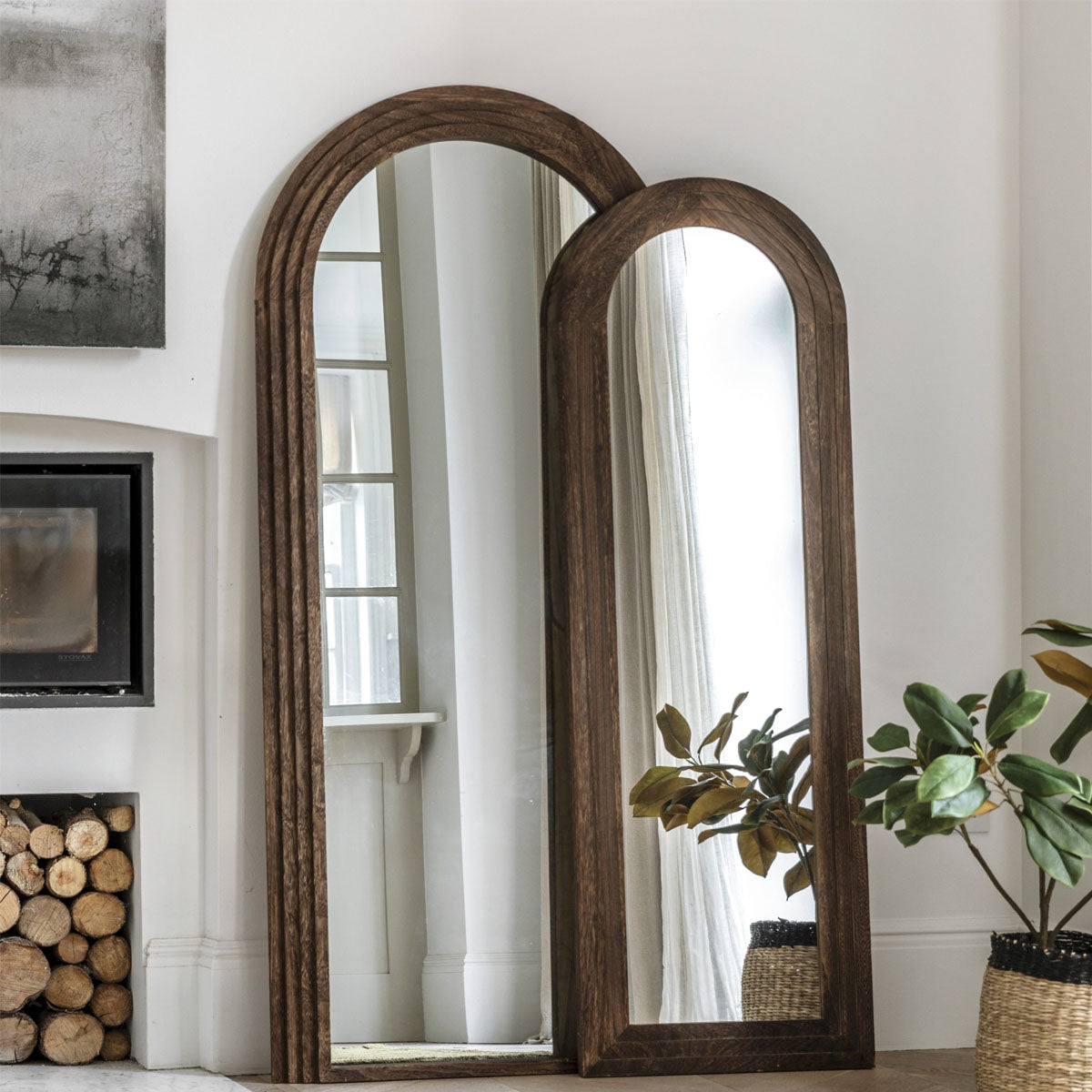 Gallery Direct Beaufort Mirror Dark 540x30x1630mm