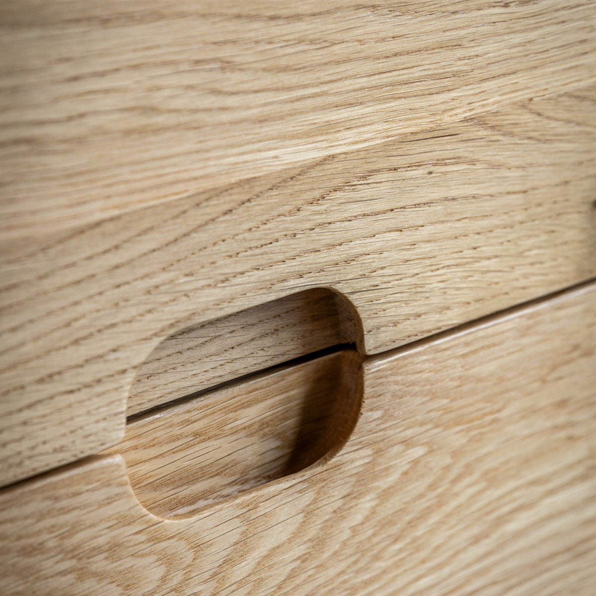 Gallery Direct Craft 5 Drawer Chest Natural 950x450x1060mm