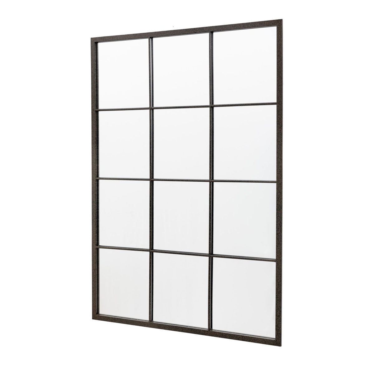 Gallery Direct Chafford Mirror Black 1100x25x800mm