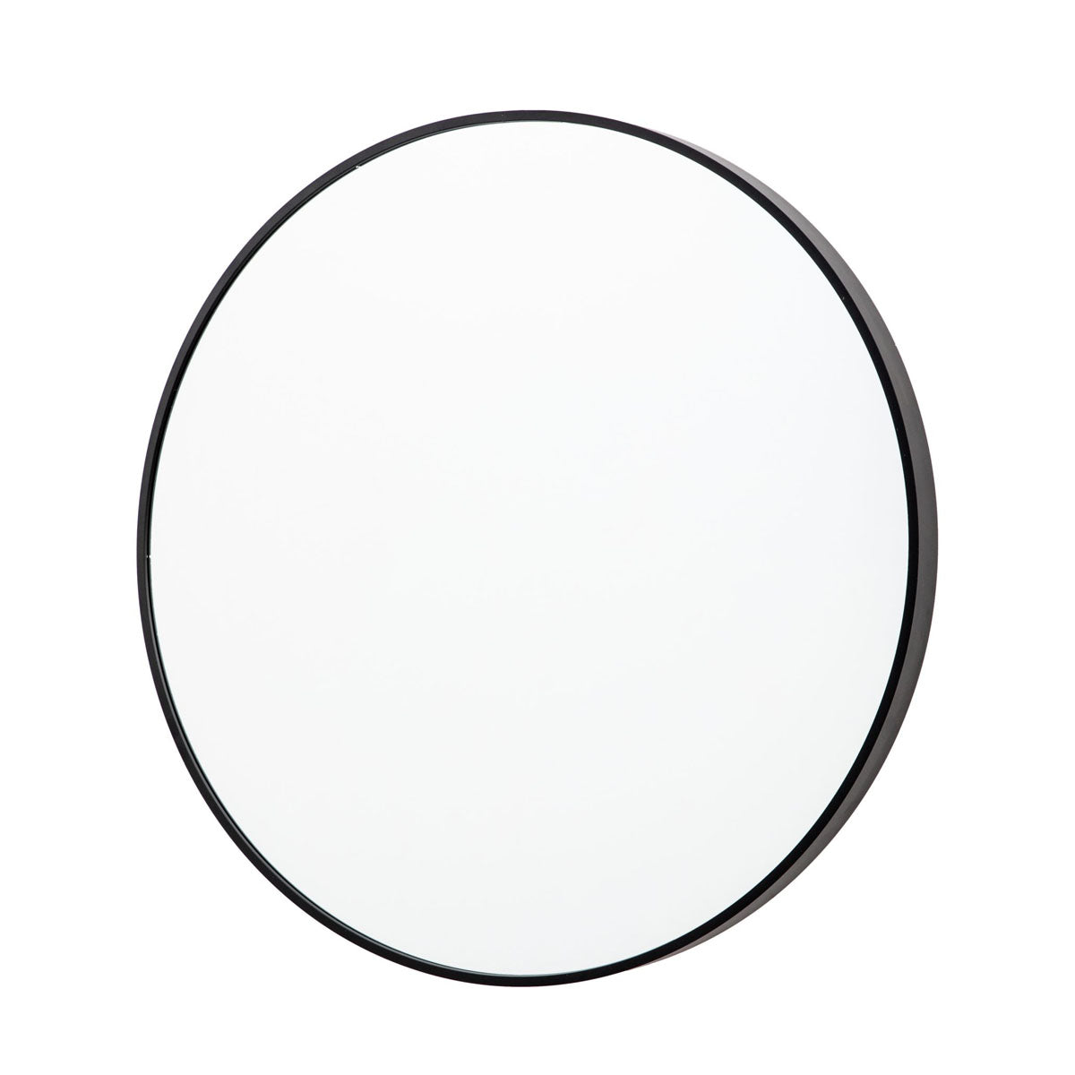 Gallery Direct Yardley Convex Round Mirror Black 800mm
