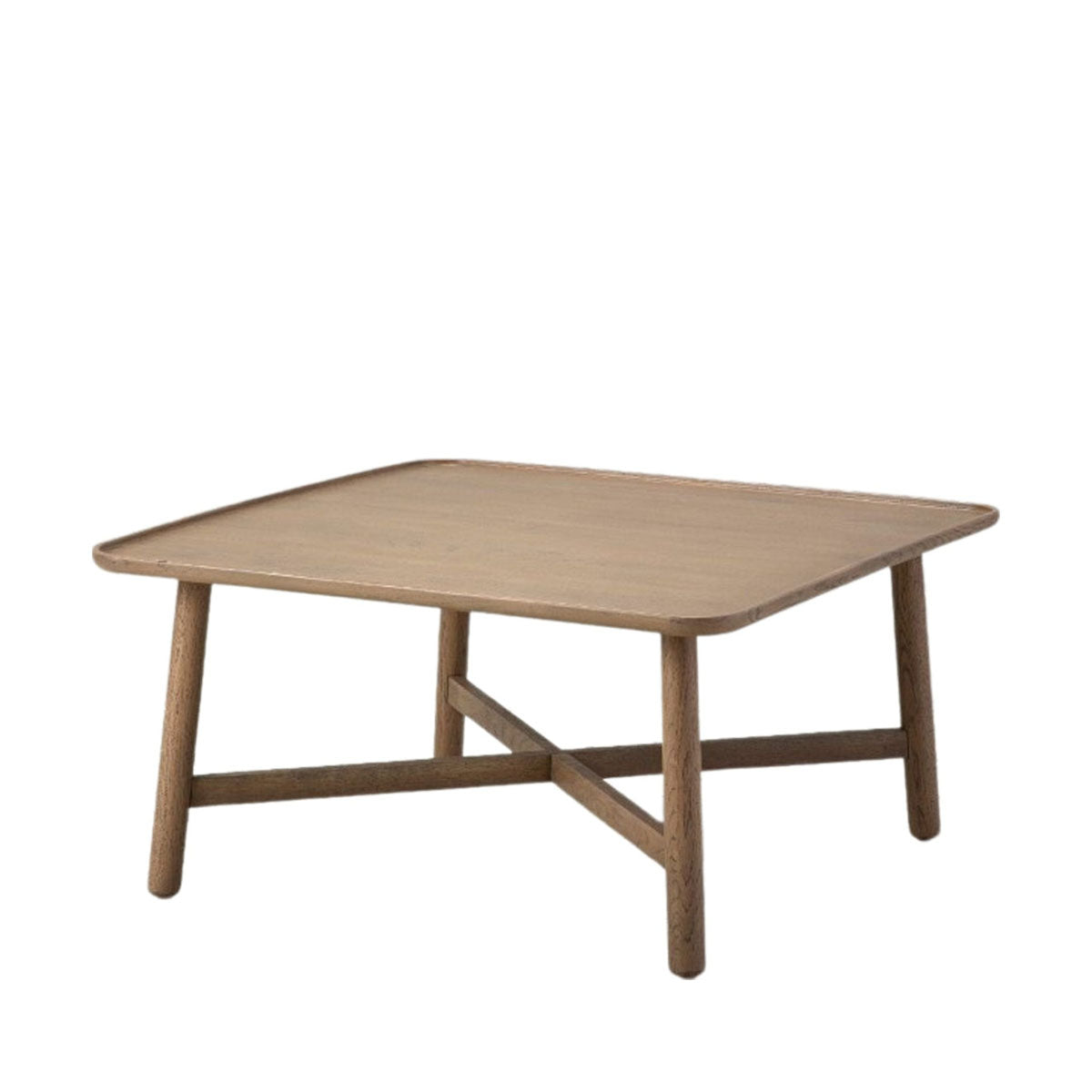 Gallery Direct Kingham Square Coffee Table Grey 800x800x400mm