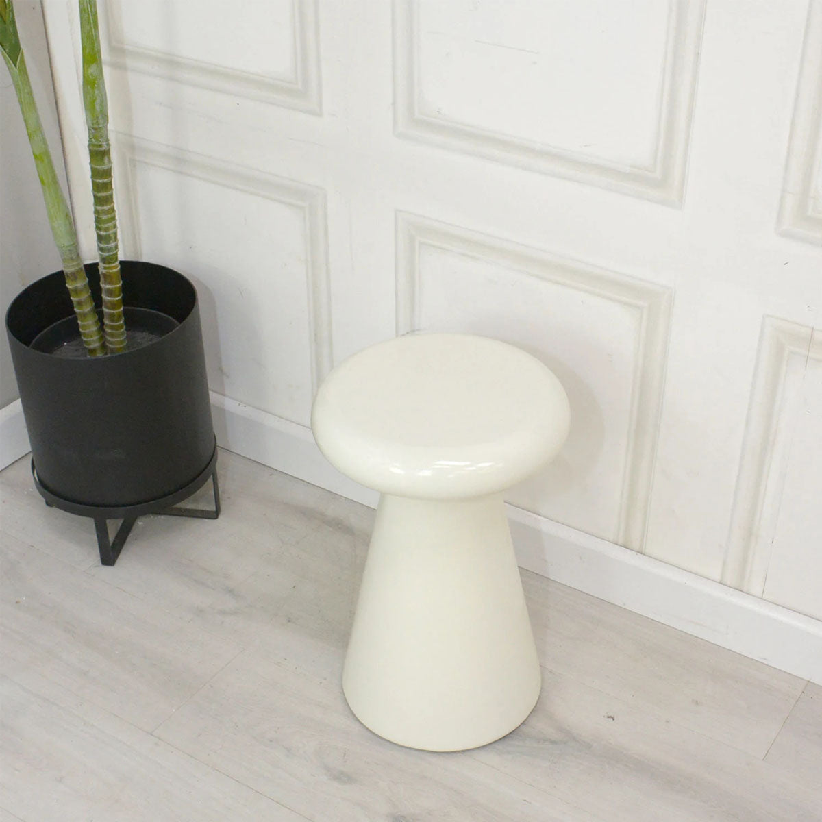 Gallery Direct Pavia Side Table Concrete 300x300x460mm