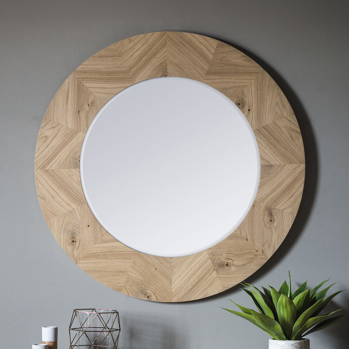 Gallery Direct Milano Round Mirror 900mm
