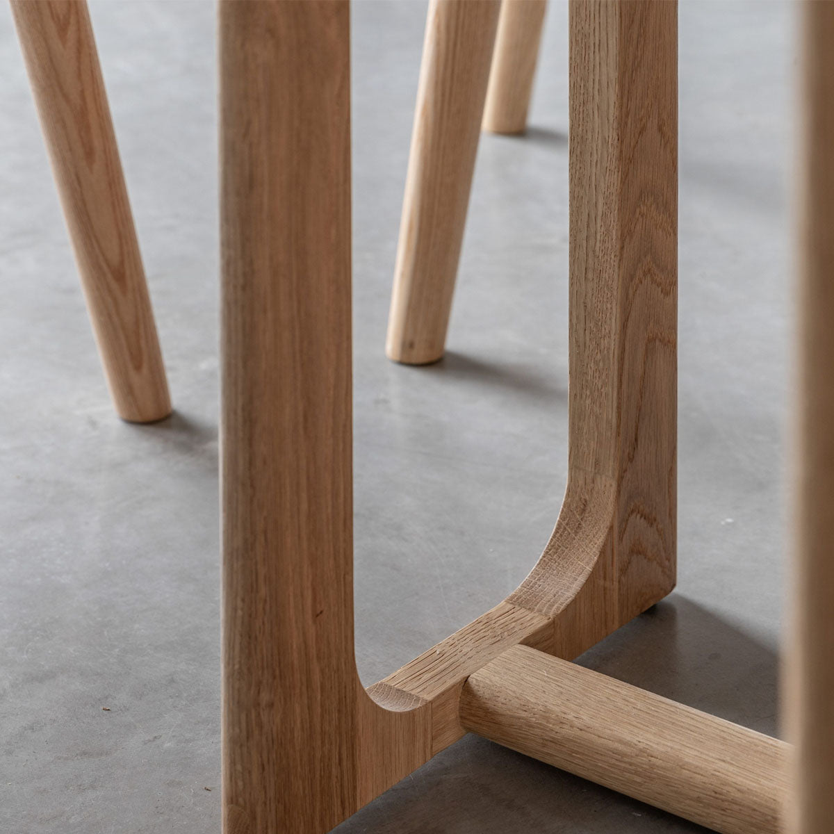 Gallery Direct Craft Folding Dining Table Natural 1000x1000x750mm