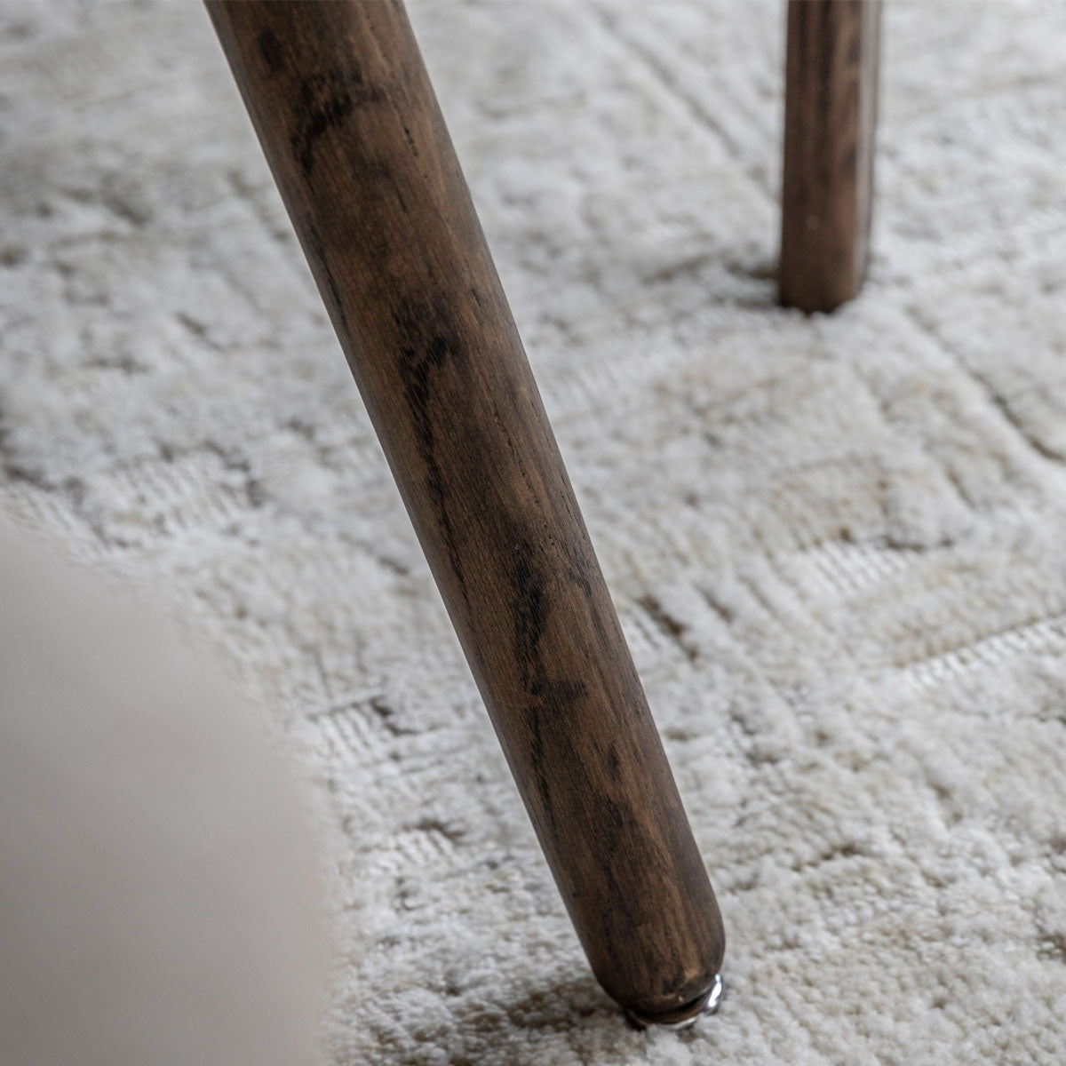 Gallery Direct Hatfield Square Dining Table Smoked 770x770x750mm