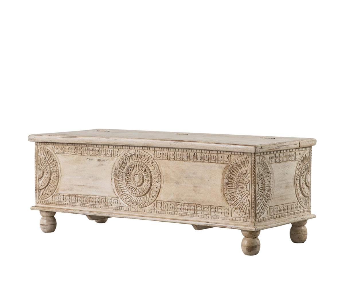 Gallery Direct Satara Storage Table /Bench 1300x550x490mm