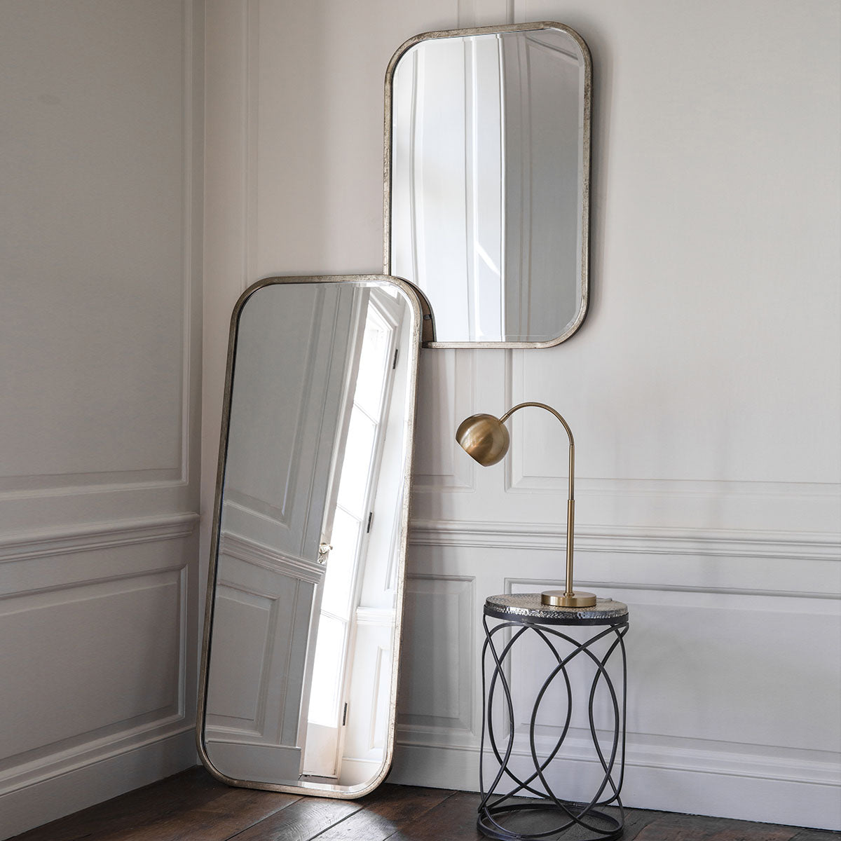 Gallery Direct Logan Rectangle Mirror 655x20x955mm