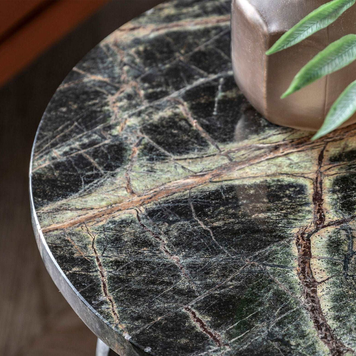 Gallery Direct Amalfi Side Table Ember 400x400x500mm