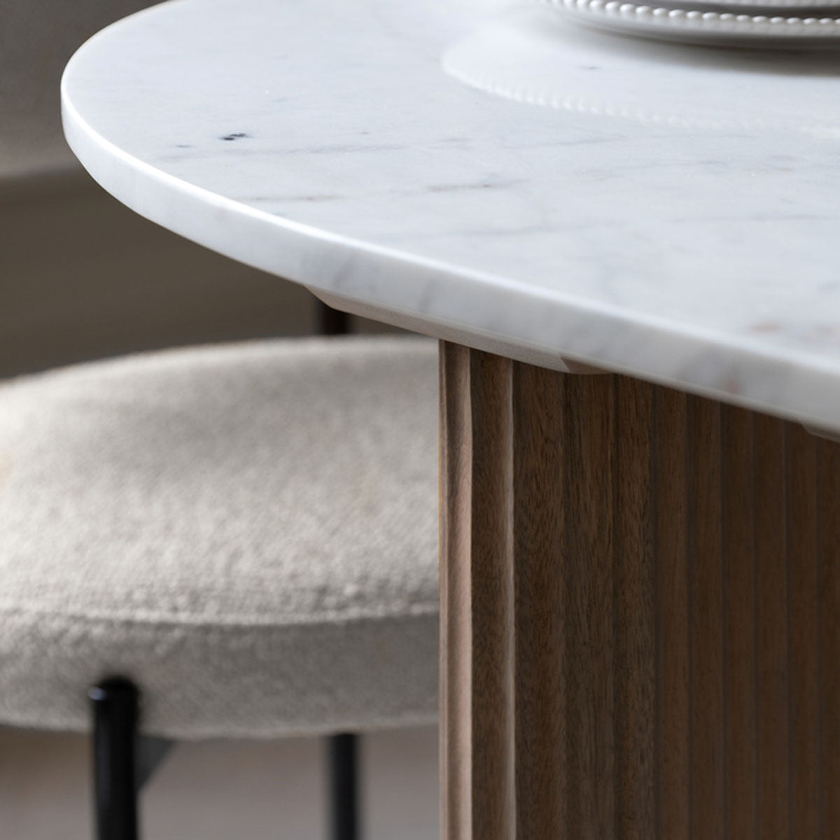 Gallery Direct Marmo Dining Table 2000x900x760mm