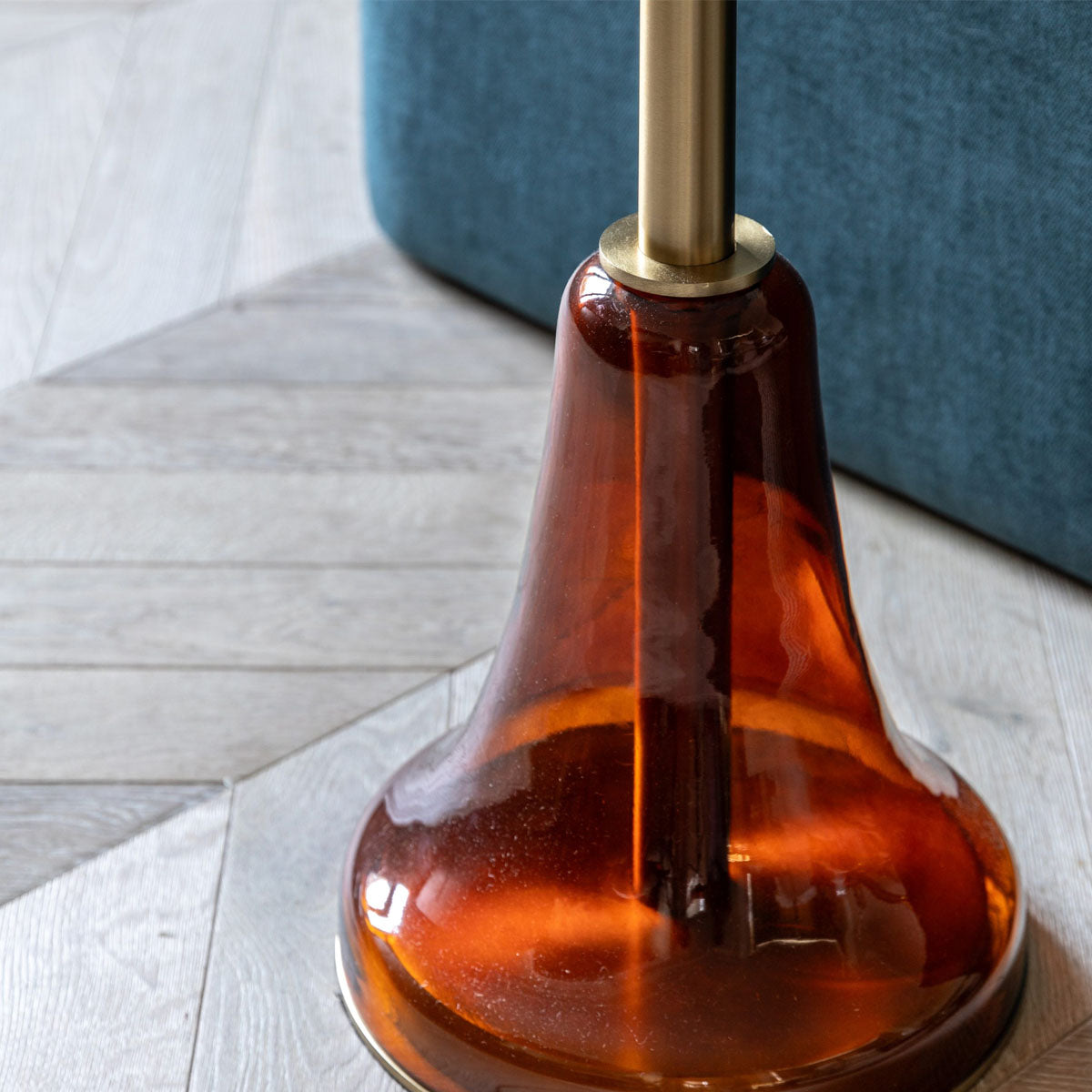 Gallery Direct Bilbao Side Table Orange 460x460x640mm