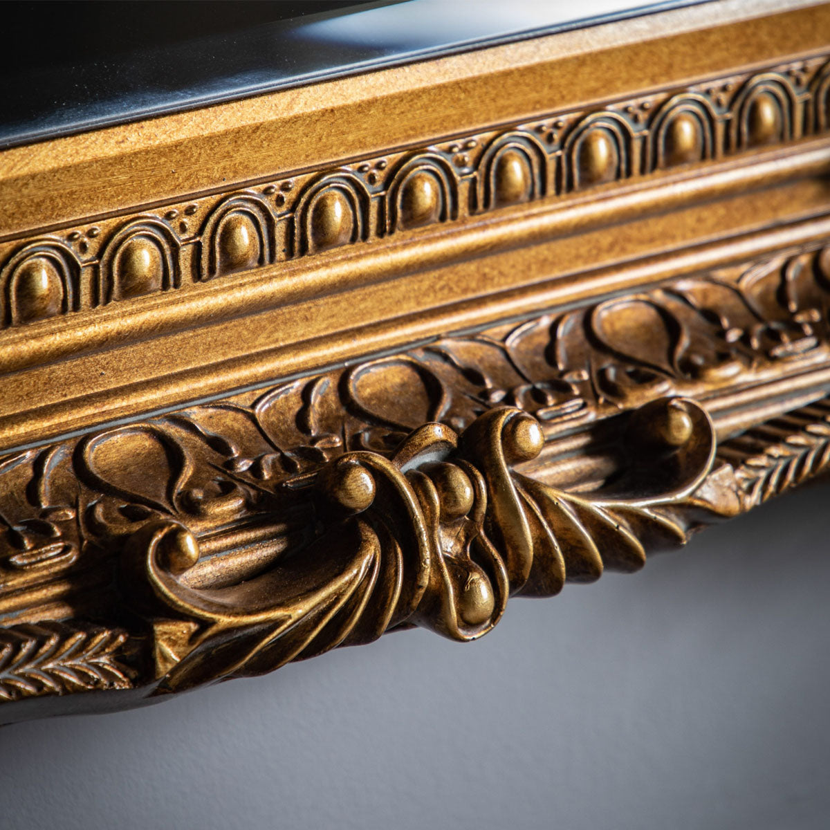 Gallery Direct Carved Louis Mirror Gold 1190x890mm