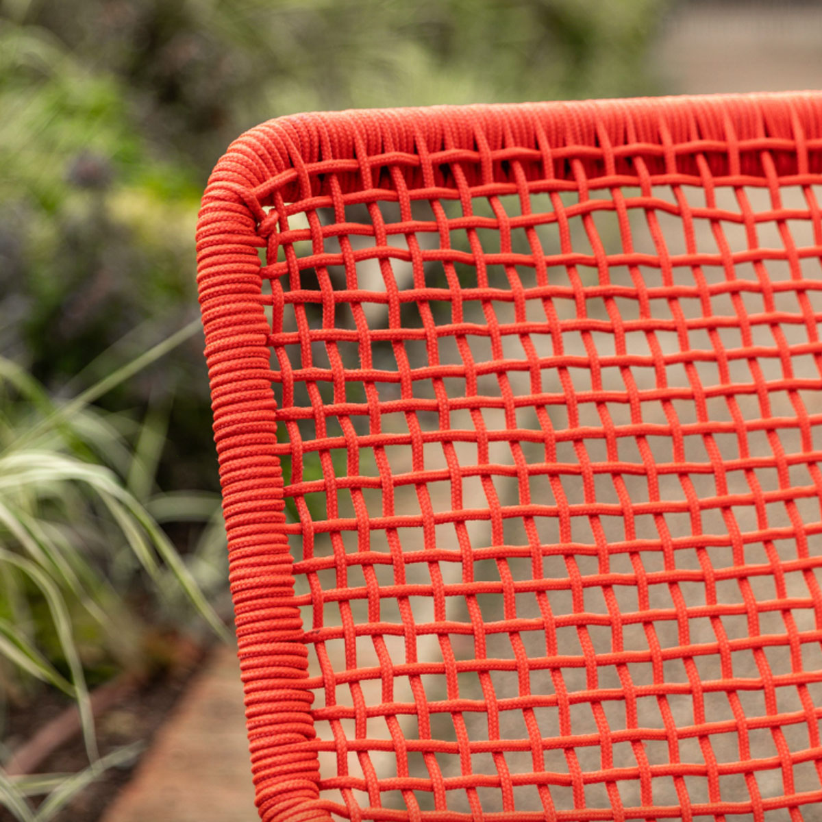 Gallery Direct Sassano Lounge Chair with Footstool Orange
