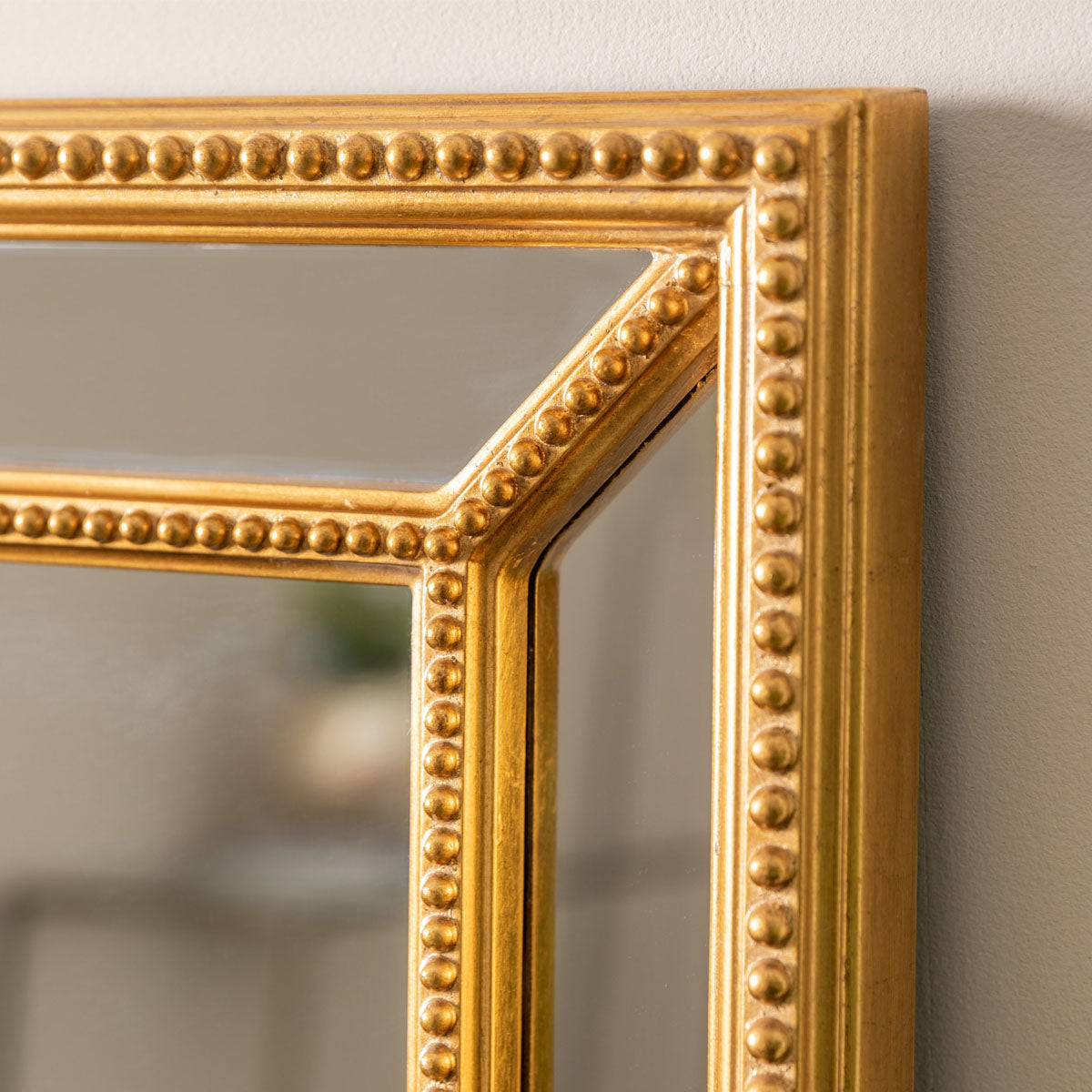 Gallery Direct Sinatra Rectangle Mirror Gold 1210x800mm
