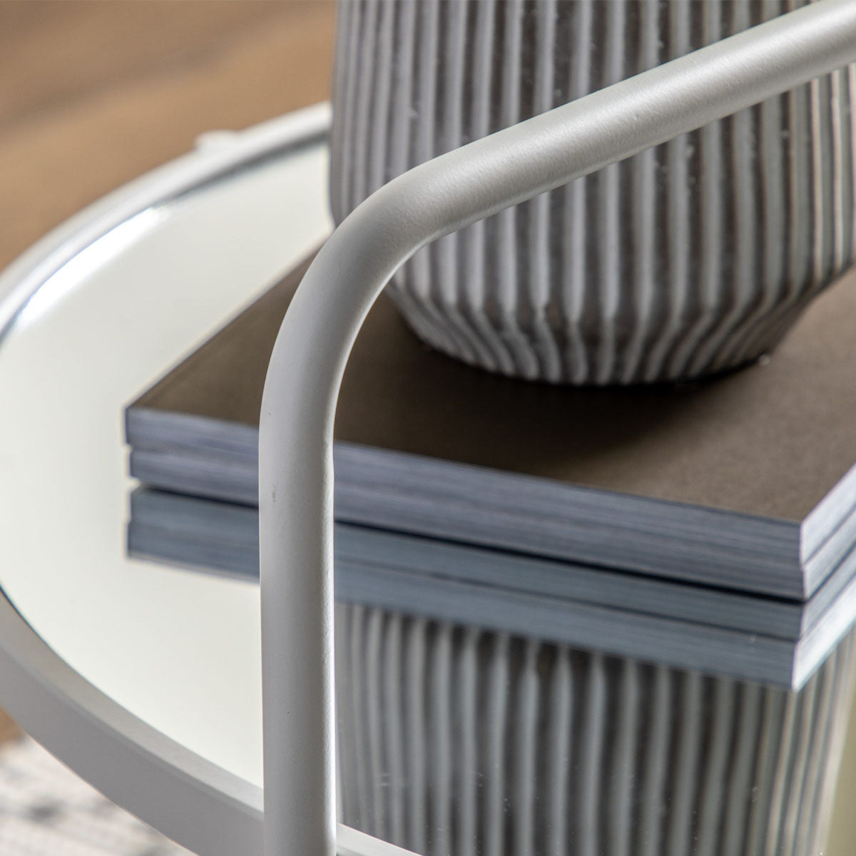 Gallery Direct Fawley Coffee Table White 650x650x500mm