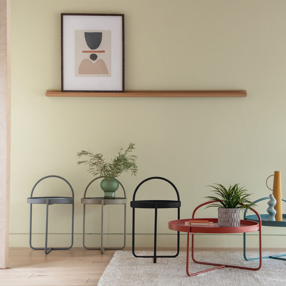 Gallery Direct Melbury Side Table Black 400x400x660mm