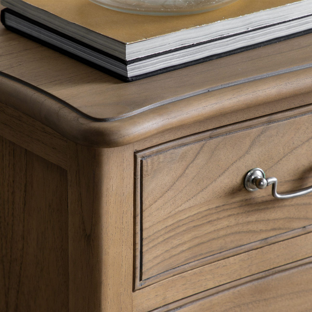Gallery Direct Chic 5 Drawer Chest Weathered 900x500x980mm