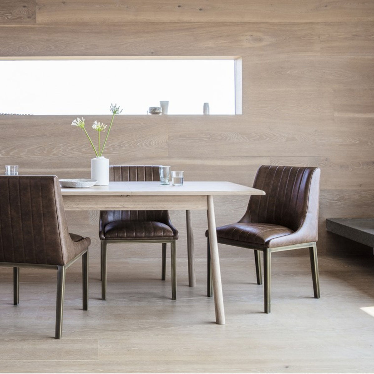 Gallery Direct Wycombe Ext Dining Table 1500/2000x900x750mm