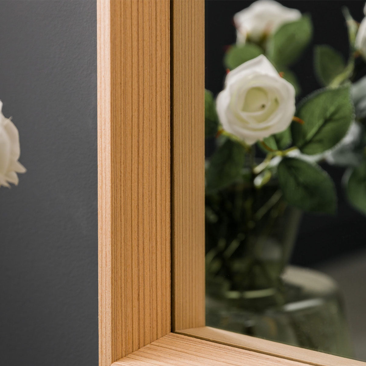 Gallery Direct Comet Mirror Oak 740x1045mm