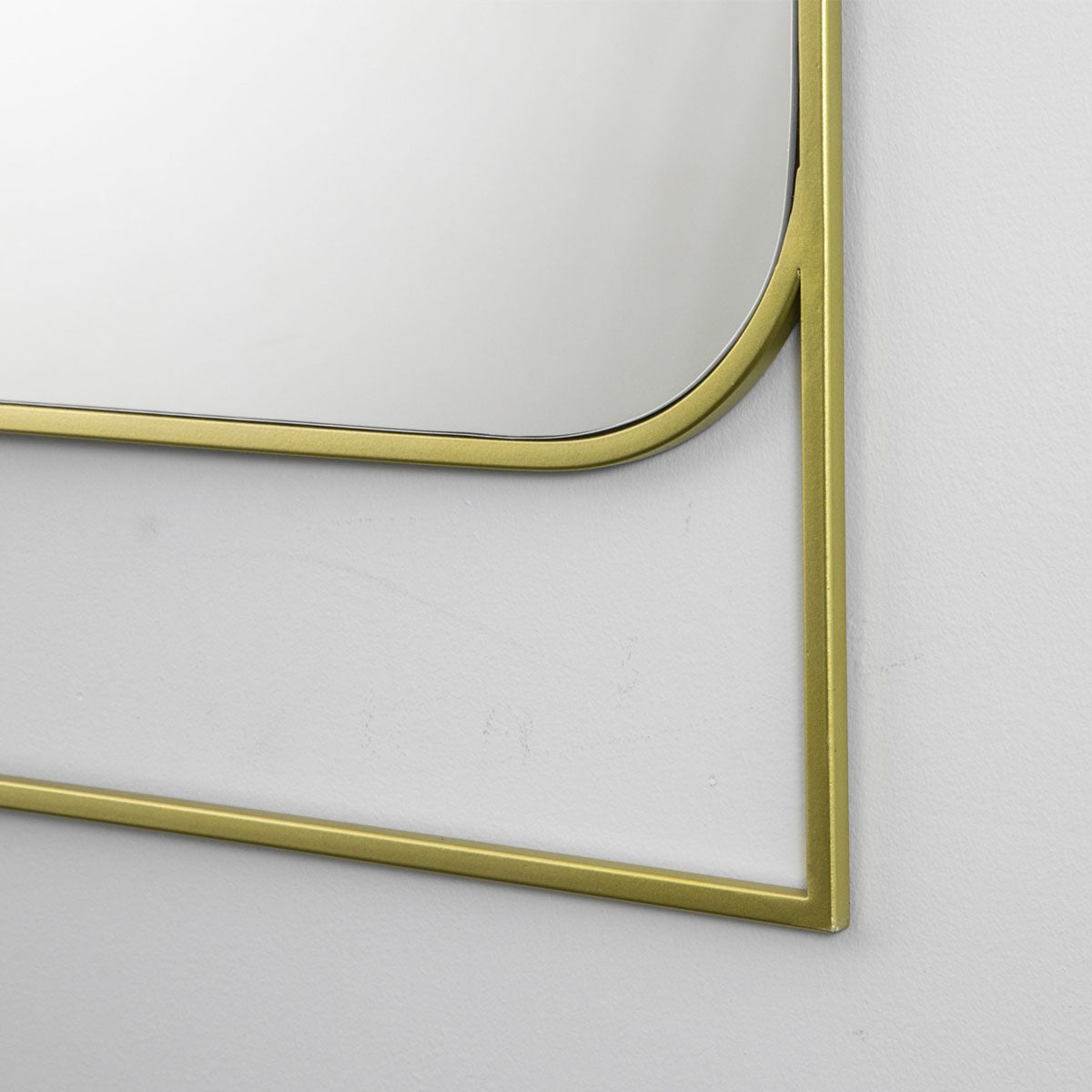Gallery Direct Visano Mirror Champagne 610x10x1020mm