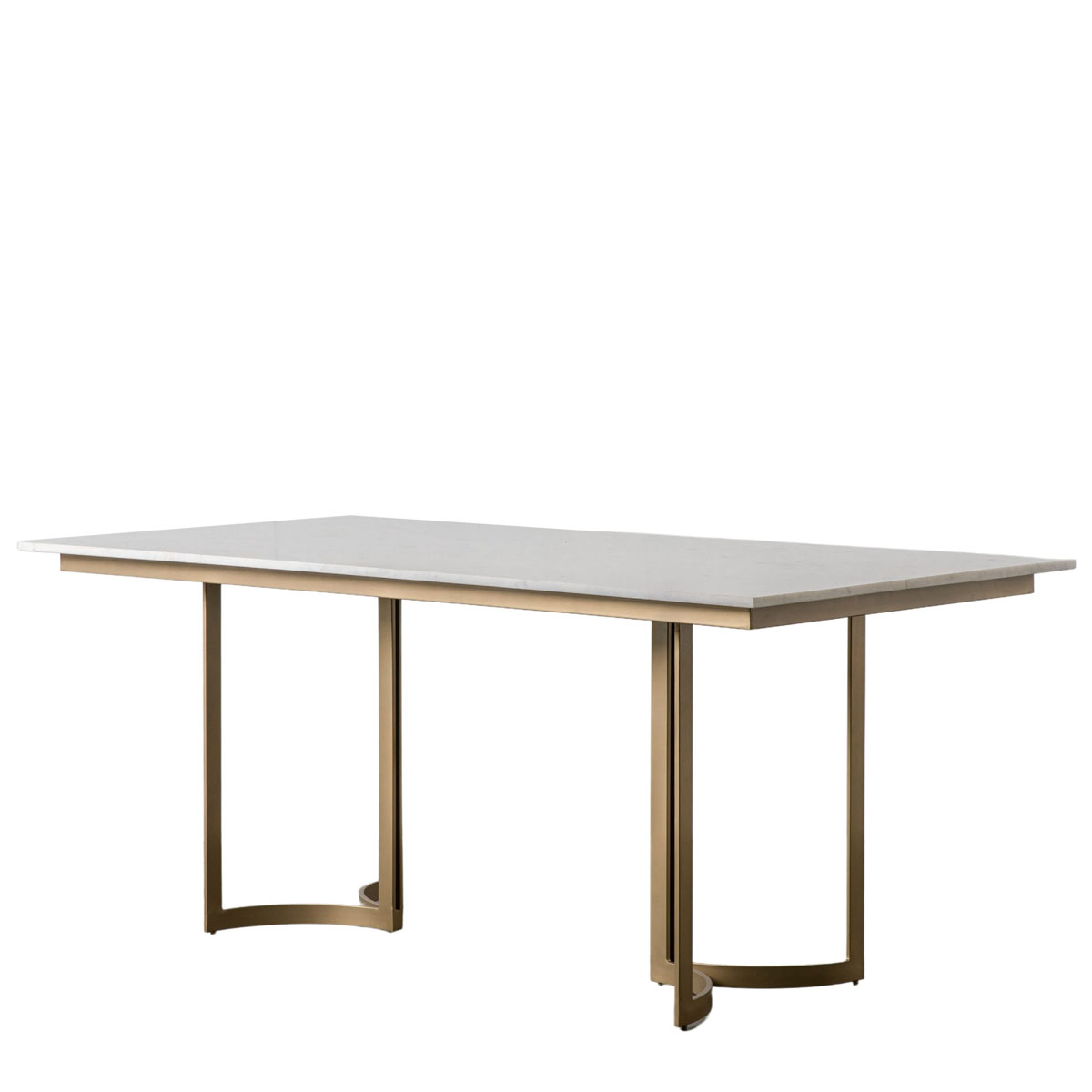 Gallery Direct Everton Dining Table Gold 1800x900x760mm