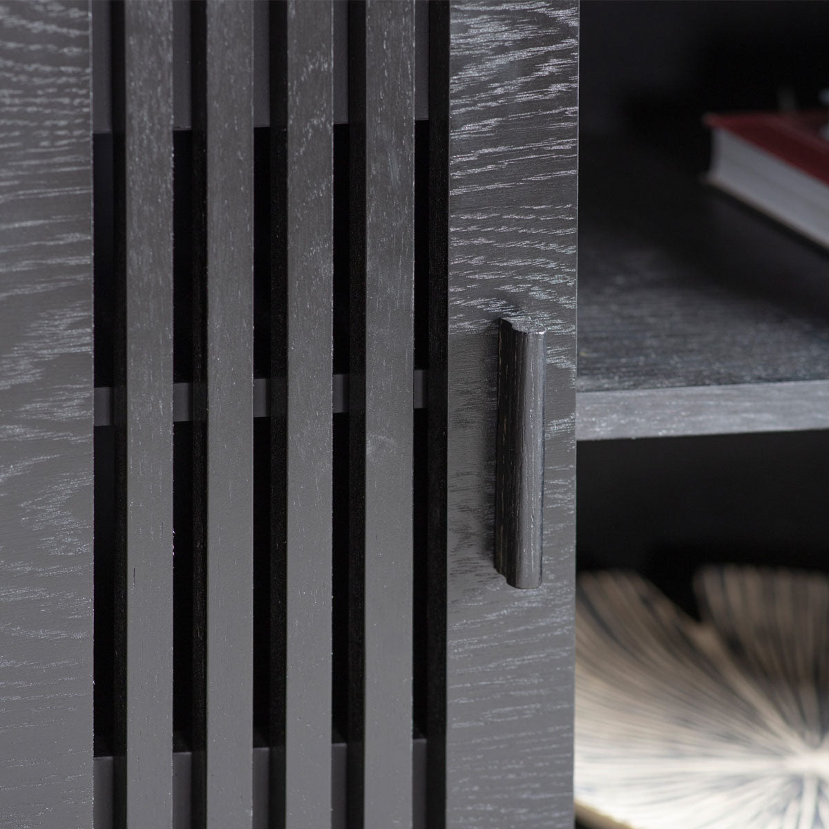 Gallery Direct Holsen Sideboard Black 1600x420x700mm