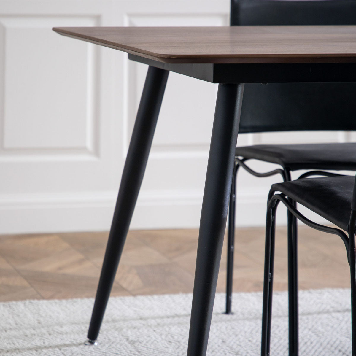 Gallery Direct Astley Dining Table Walnut 1600x900x750mm