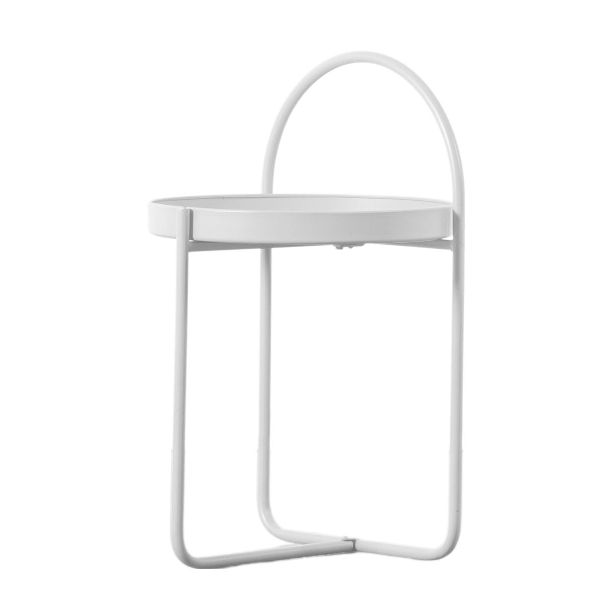 Gallery Direct Melbury Side Table White 400x400x660mm