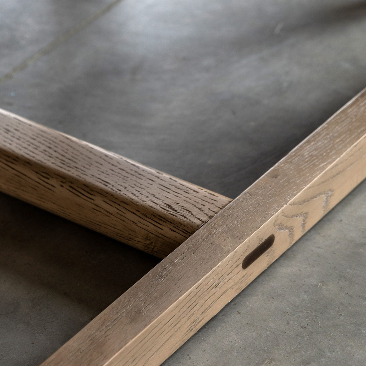 Gallery Direct Craft Dining Table Smoked 1800x950x750mm