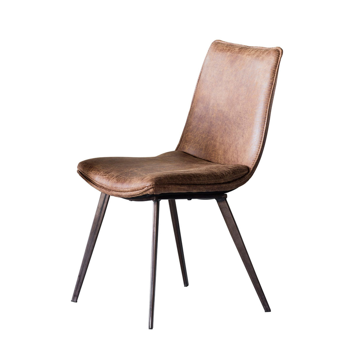 Gallery Direct Hinks Chair Brown (2pk)