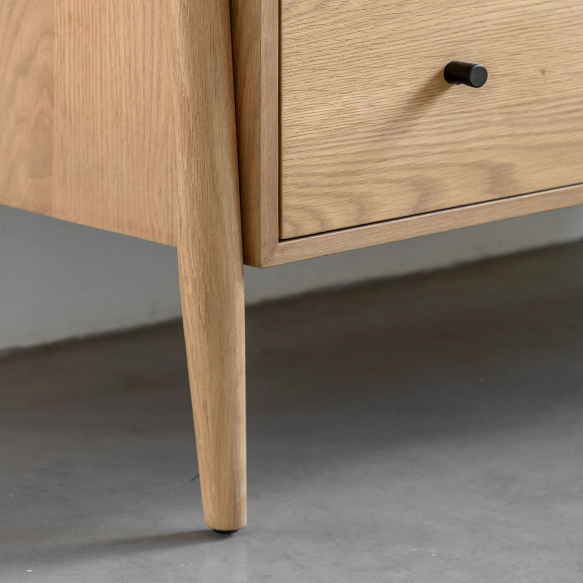 Gallery Direct Hatfield 3 Drawer Chest Natural 1060x450x770mm