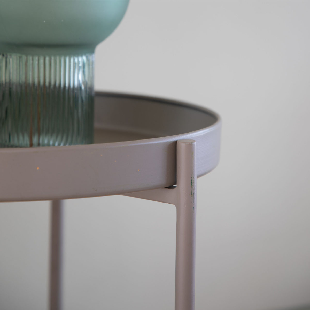 Gallery Direct Melbury Side Table Latte 400x400x660mm