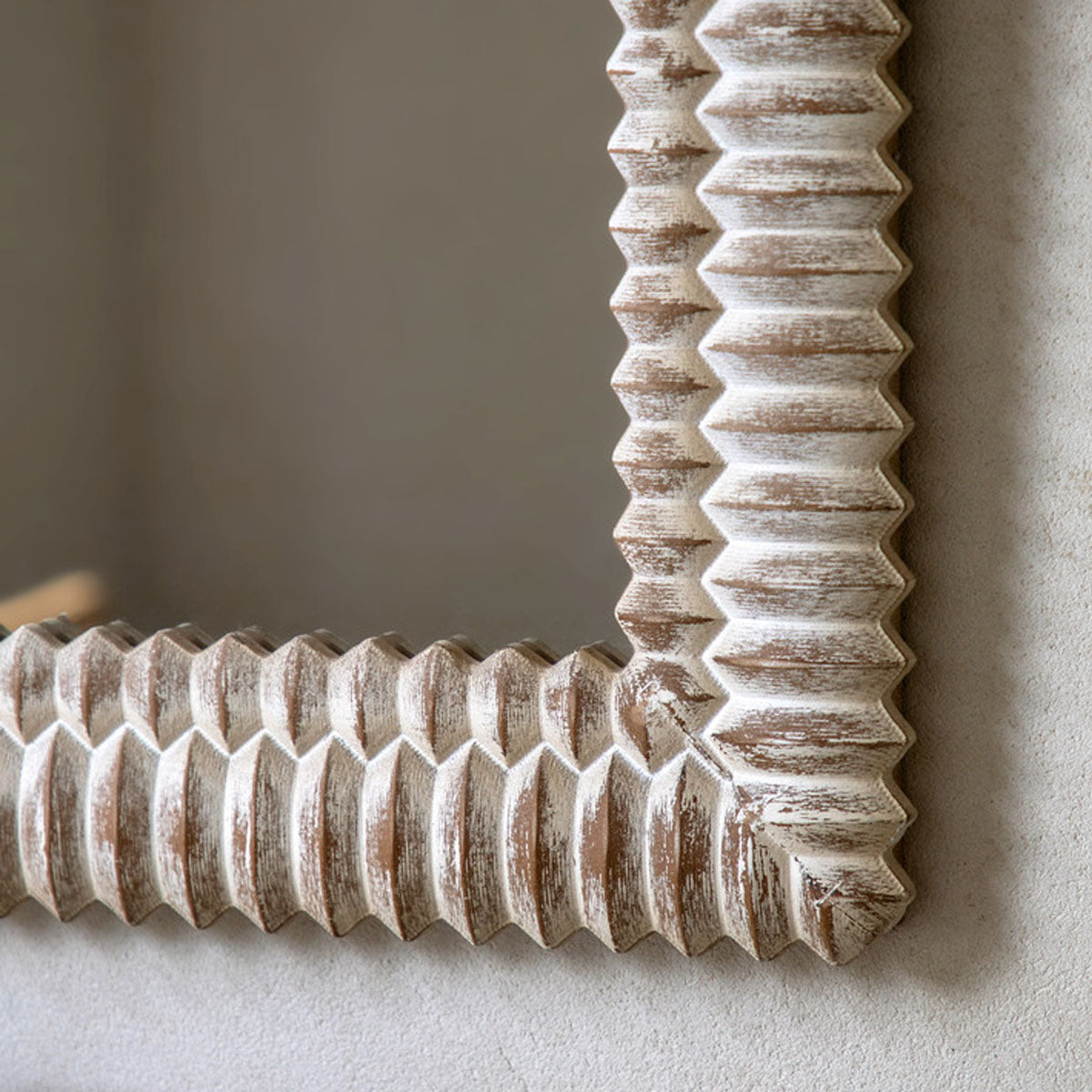 Gallery Direct Pimlico Arch Overmantle White Wash 1200x1000mm