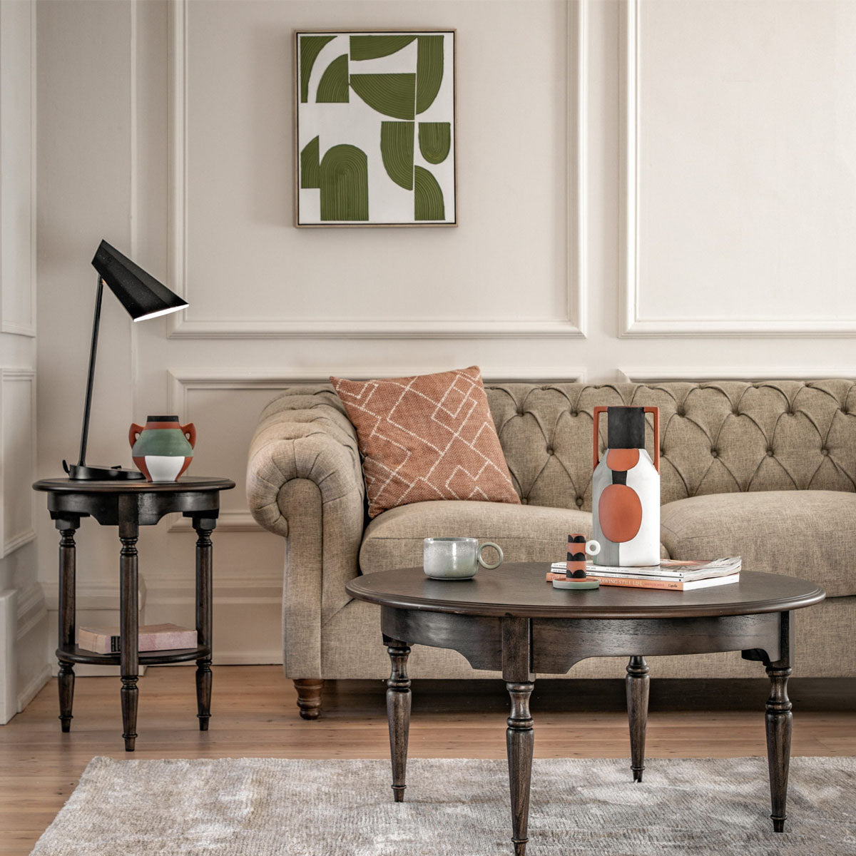 Gallery Direct Madison Side Table 475x475x600mm