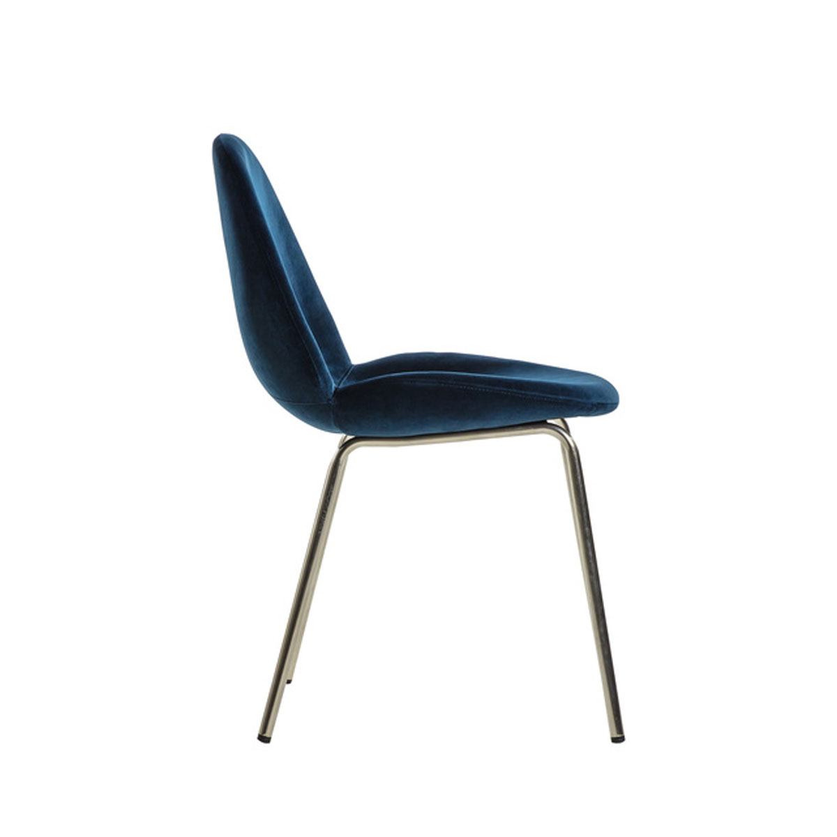 Gallery Direct Flanagan Chair Petrol Blue Velvet (2pk)