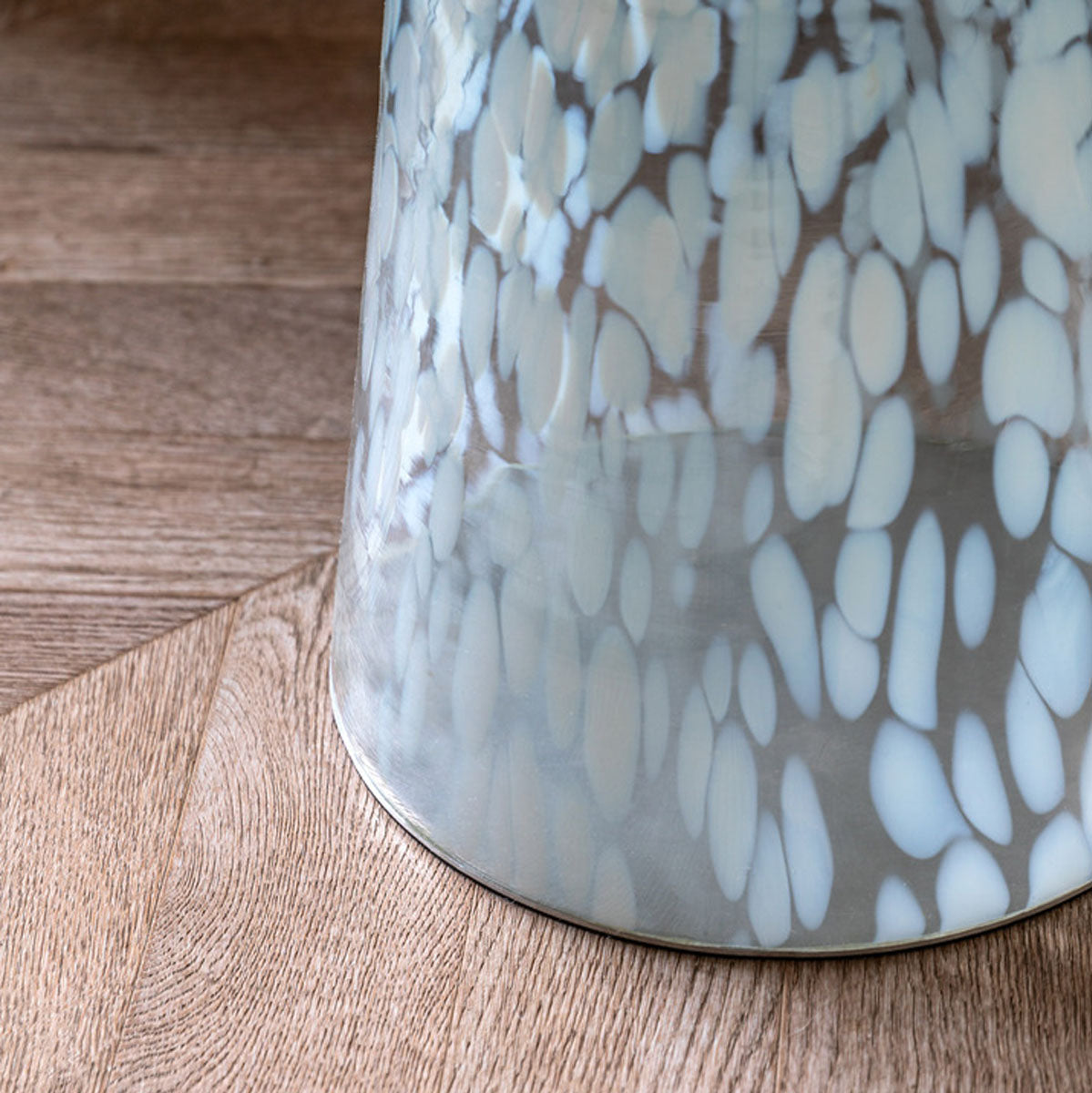 Gallery Direct Murano Side Table White 395x395x465mm